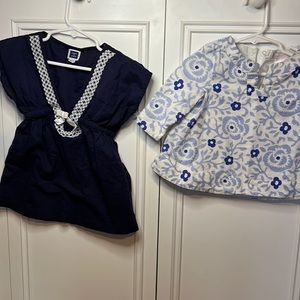 Janie and Jack 18-24m swim coverup and tunic shirt